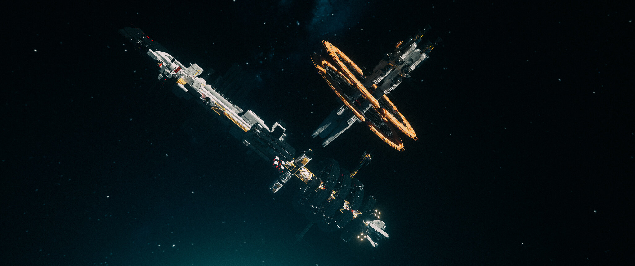 Deep Orbit Studies spacecraft and planetary concept artwork