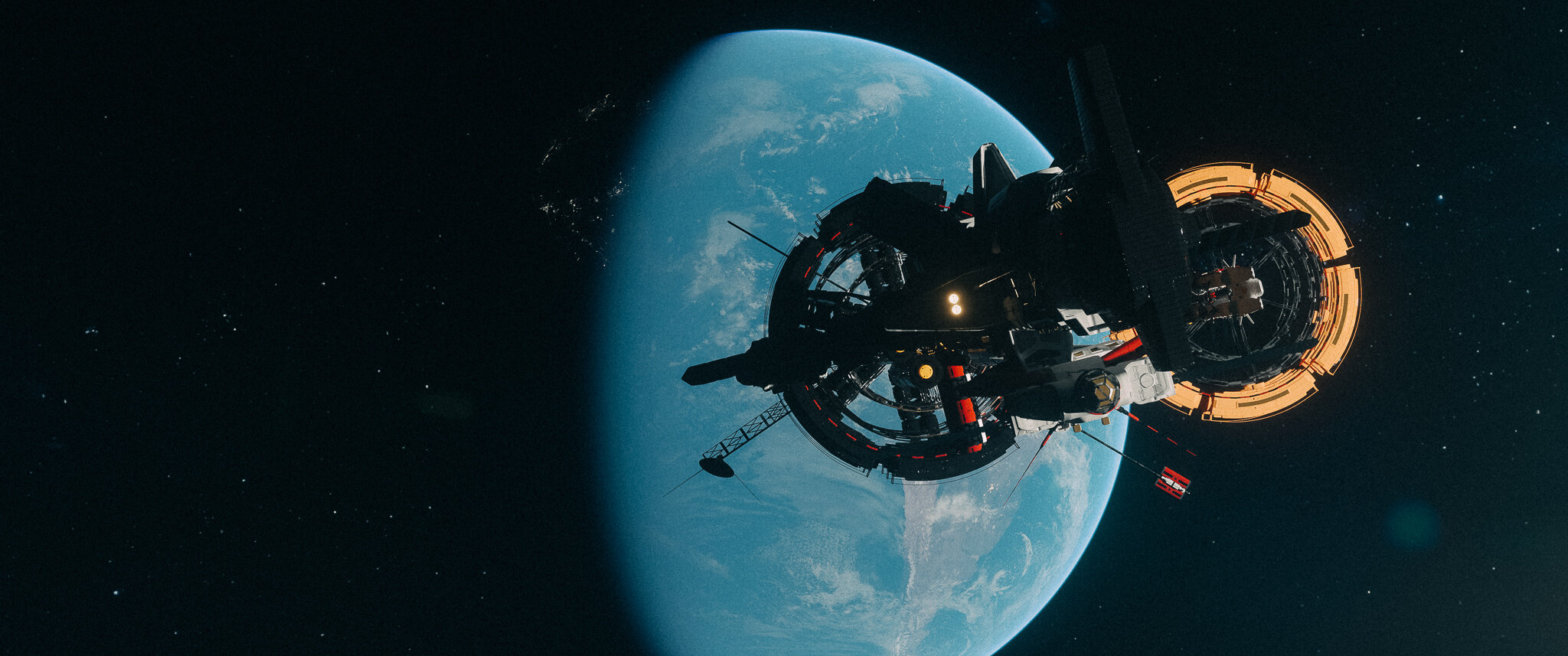 Deep Orbit Studies spacecraft and planetary concept artwork