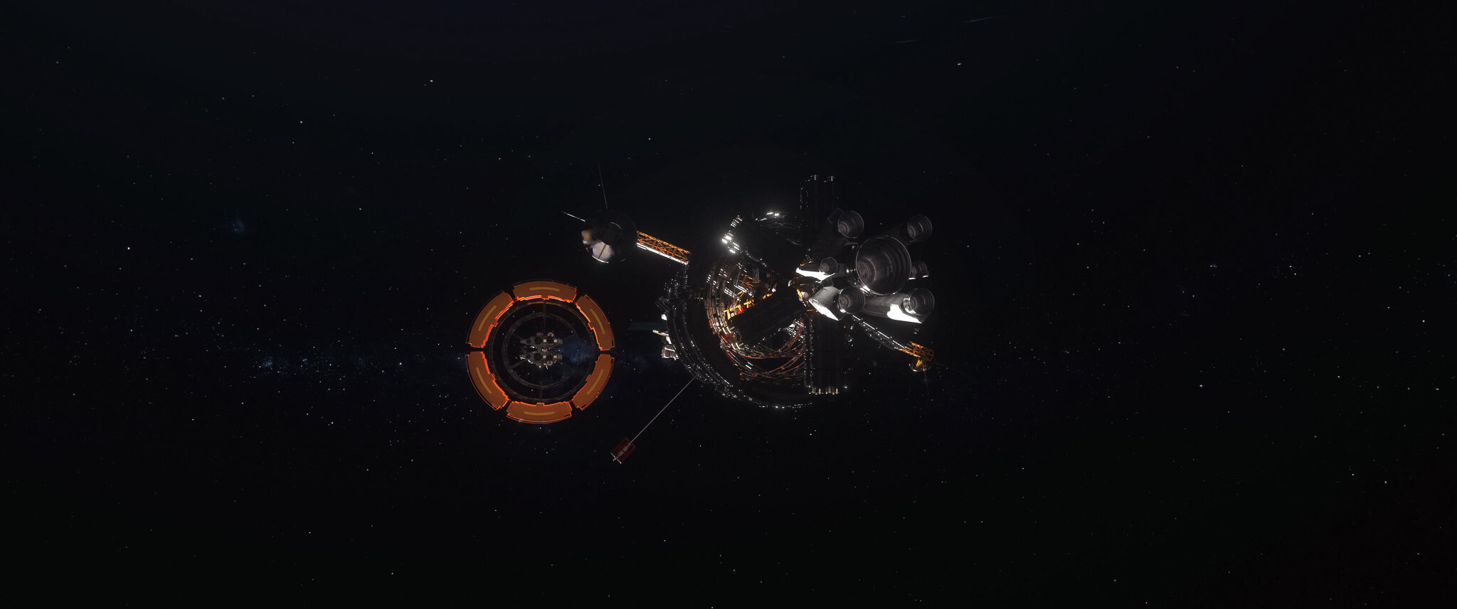 Deep Orbit Studies spacecraft and planetary concept artwork