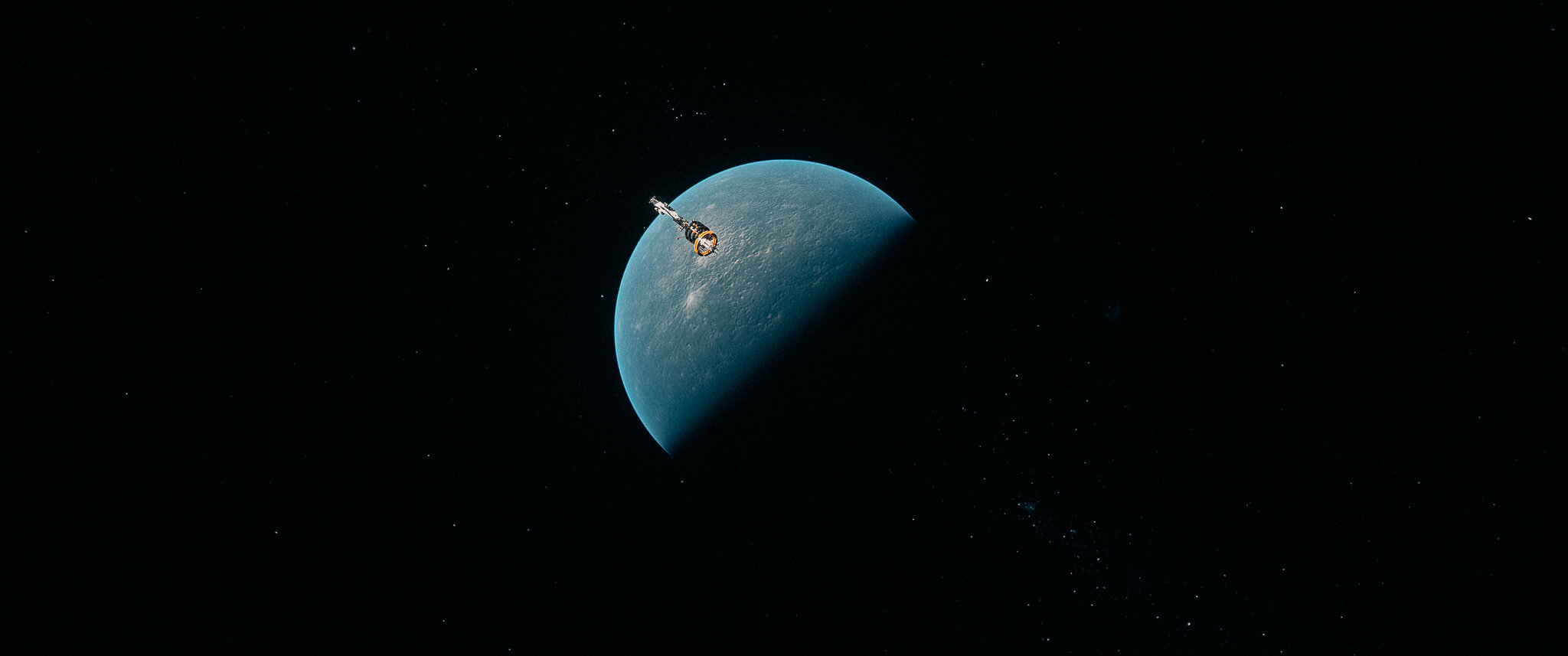 Deep Orbit Studies spacecraft and planetary concept artwork