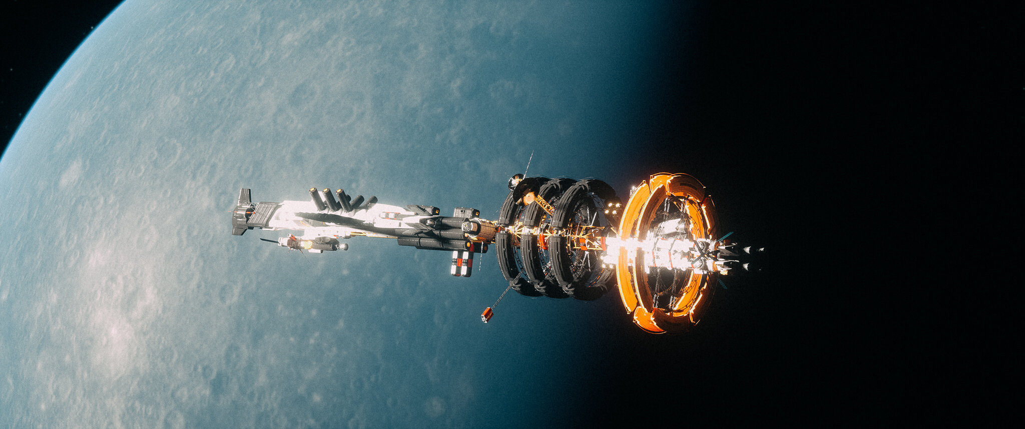 Deep Orbit Studies spacecraft and planetary concept artwork