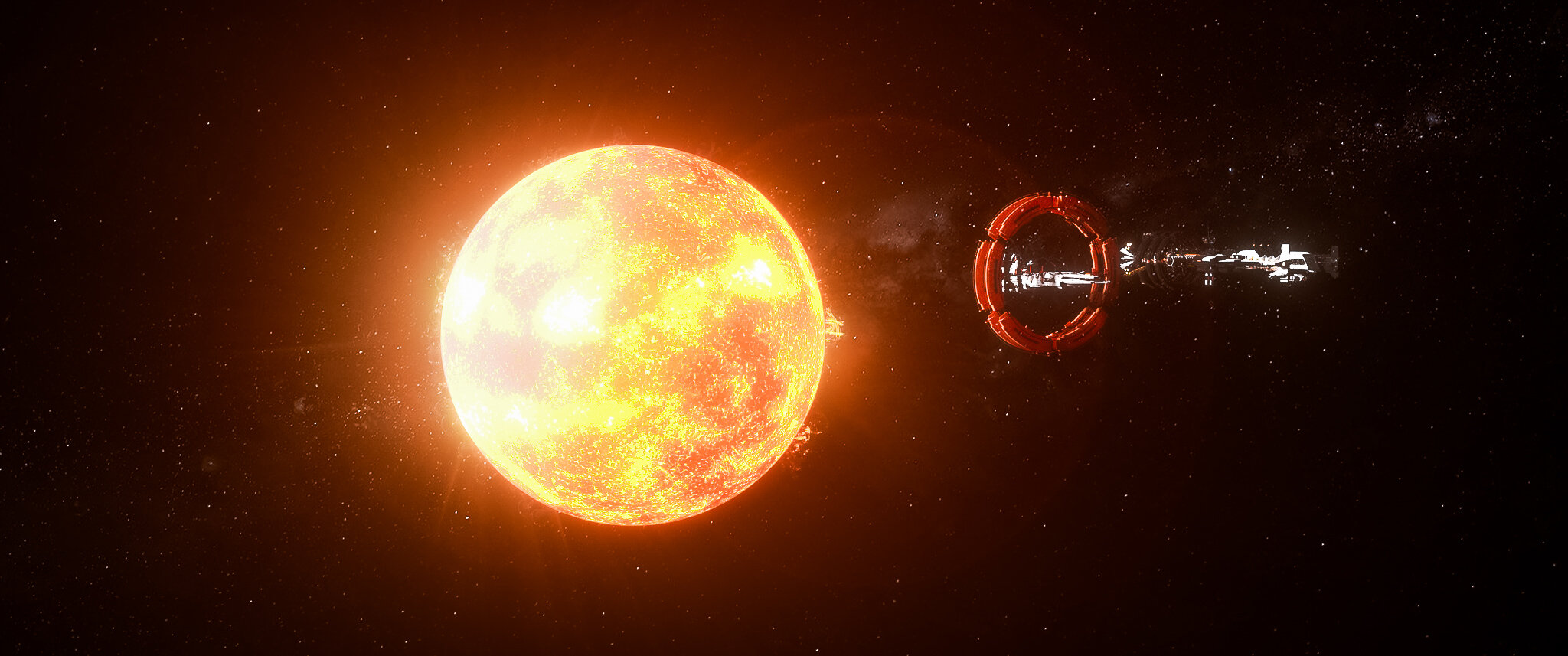 Deep Orbit Studies spacecraft and planetary concept artwork