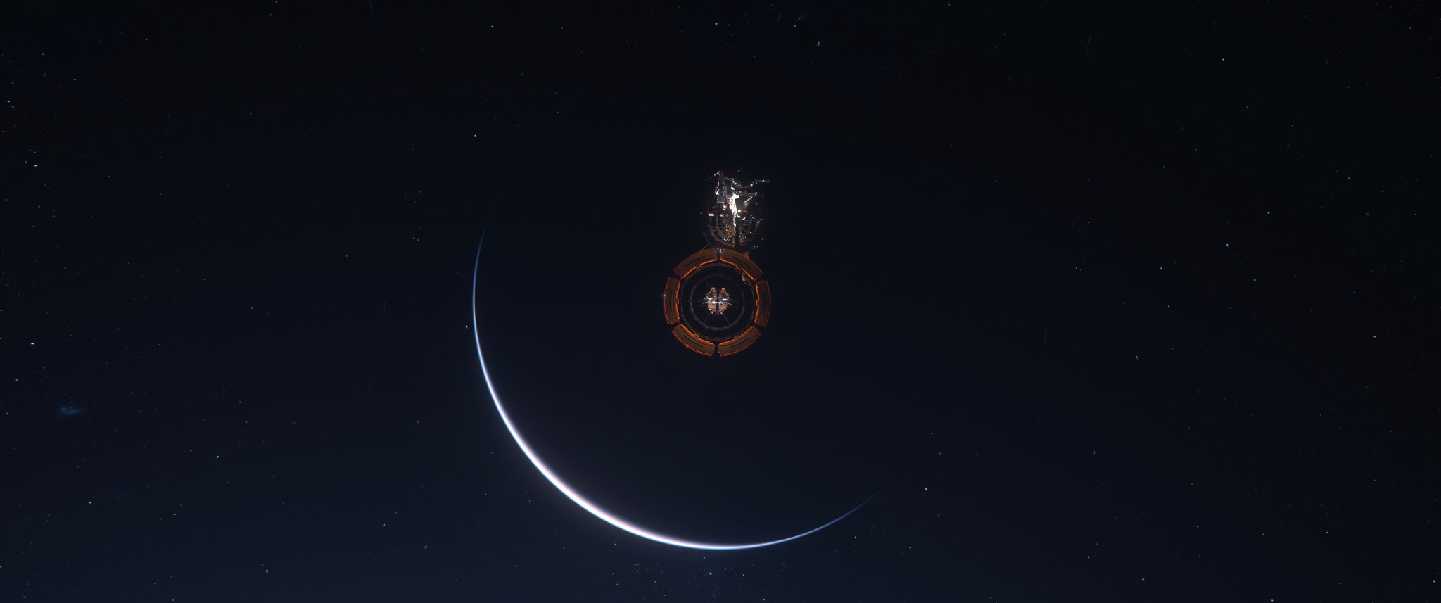 Deep Orbit Studies spacecraft and planetary concept artwork