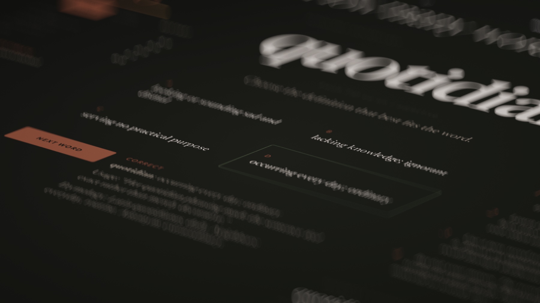 LEXICON vocabulary observatory interface artwork