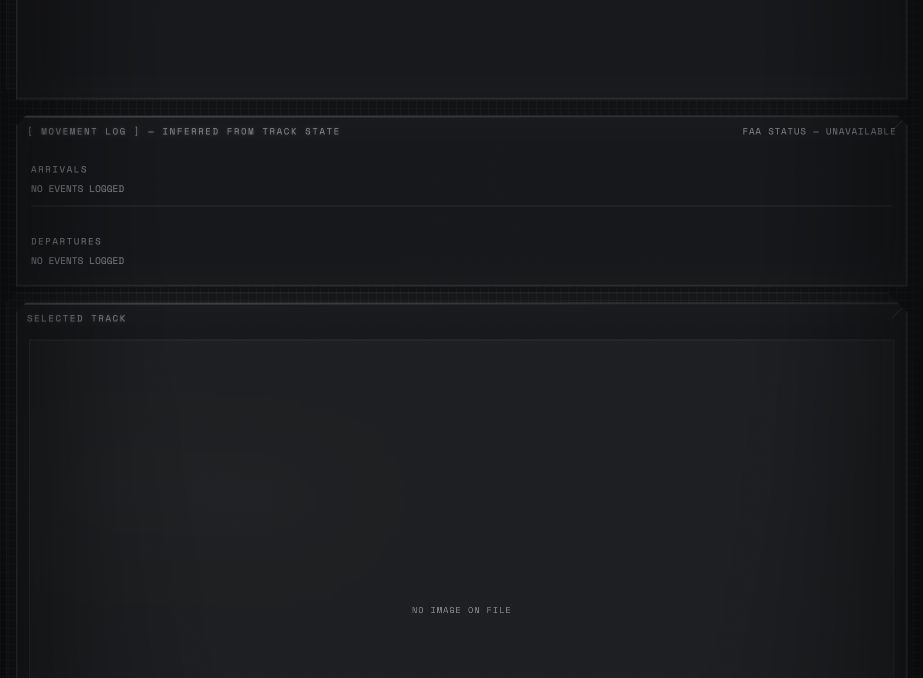 MSY movement log and selected aircraft detail interface